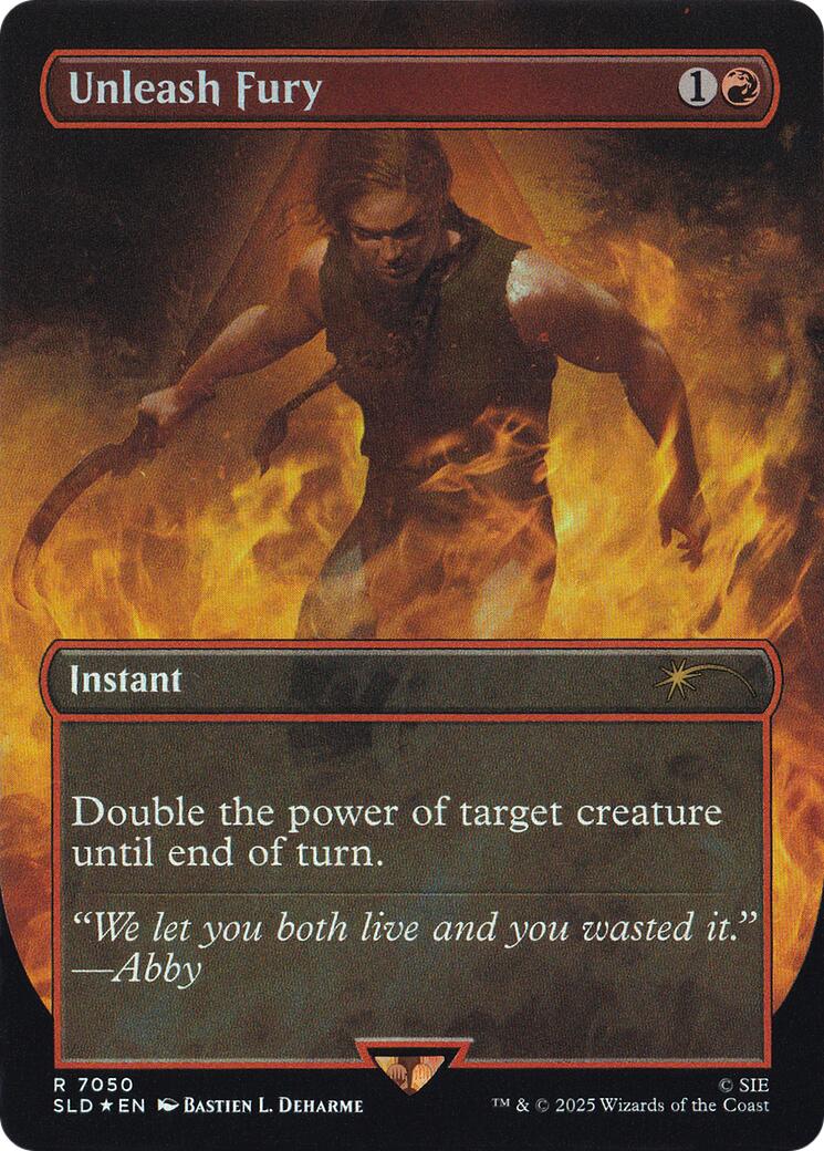 Unleash Fury (Rainbow Foil) [Secret Lair Drop Series] | Exor Games New Glasgow