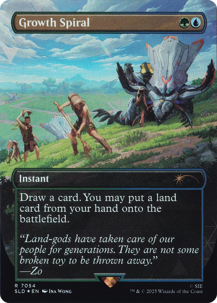 Growth Spiral (Rainbow Foil) [Secret Lair Drop Series] | Exor Games New Glasgow