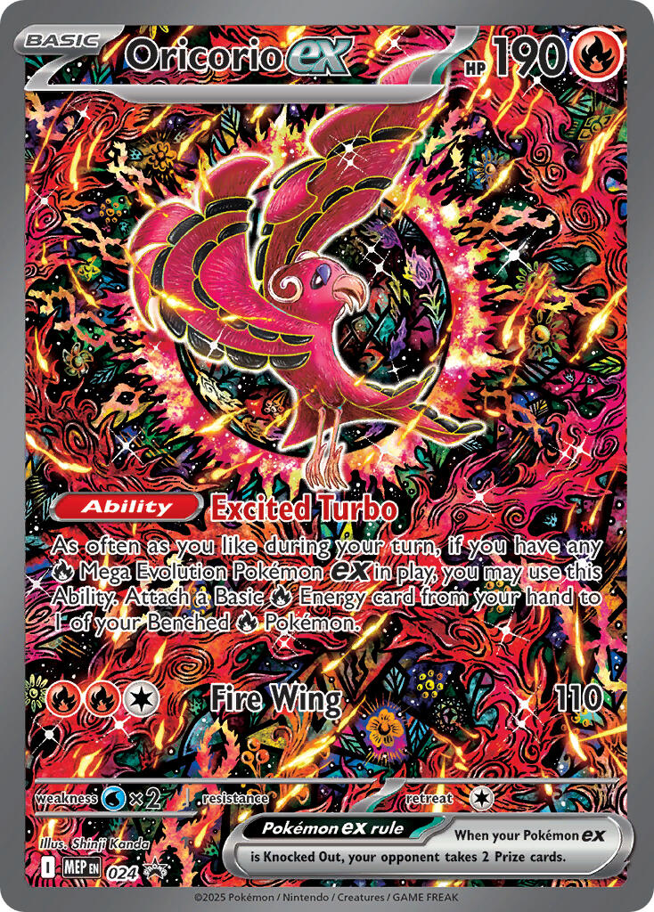 Oricorio ex (024) [Mega Evolution Promo] | Exor Games New Glasgow