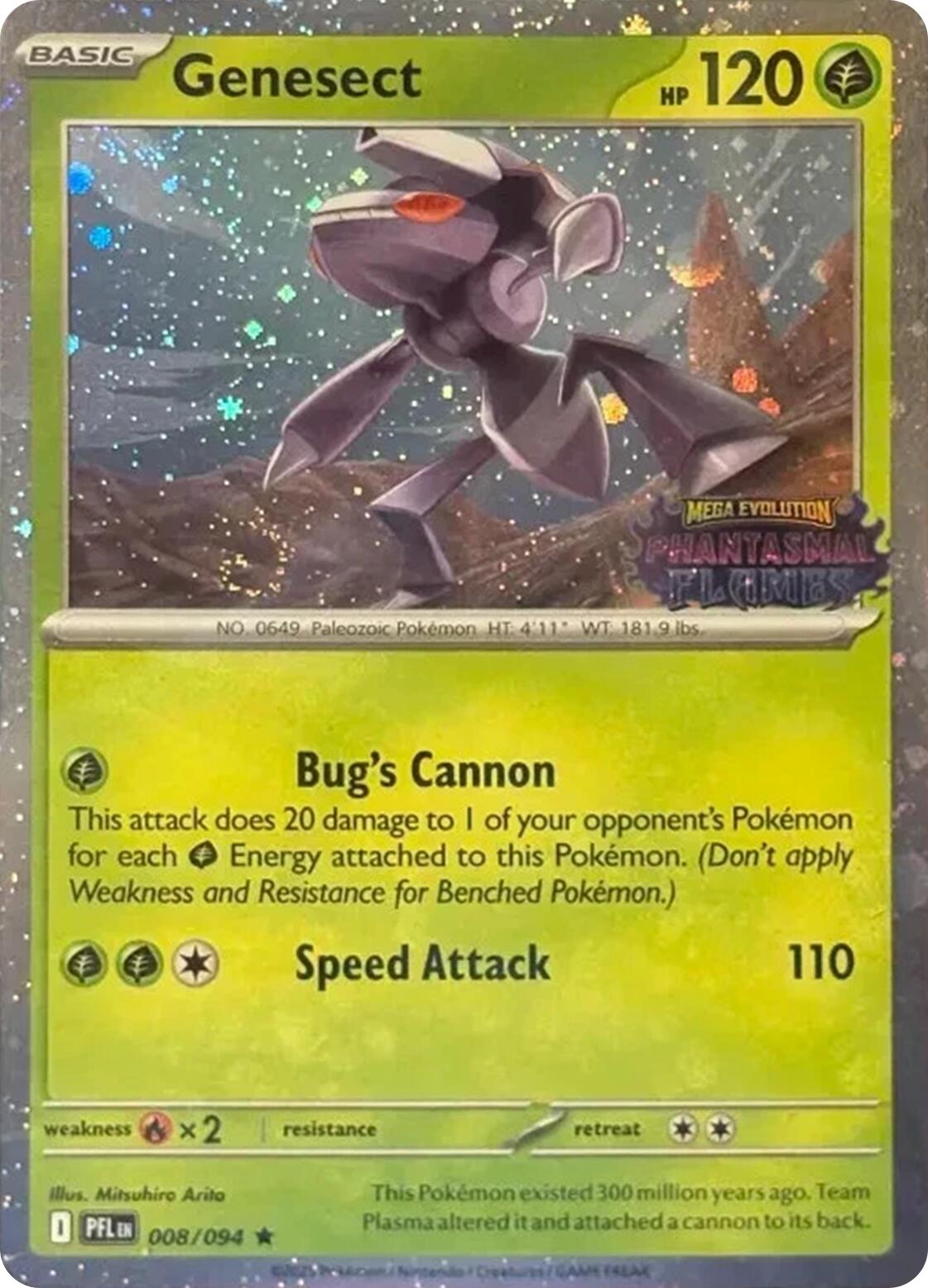 Genesect (008/094) (Cosmos Holo) (Best Buy Exclusive) [Miscellaneous Cards] | Exor Games New Glasgow