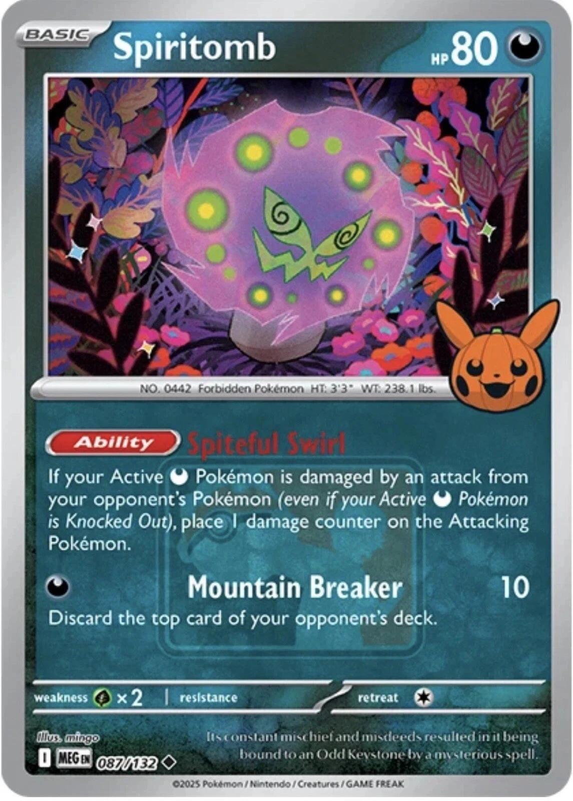 Spiritomb (087/132) (Trick or Trade Stamped) [Miscellaneous Cards] | Exor Games New Glasgow