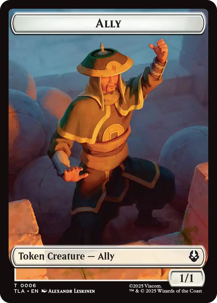 Ally (0006) // Clue (0017) Double-Sided Token [Avatar: The Last Airbender Tokens] | Exor Games New Glasgow
