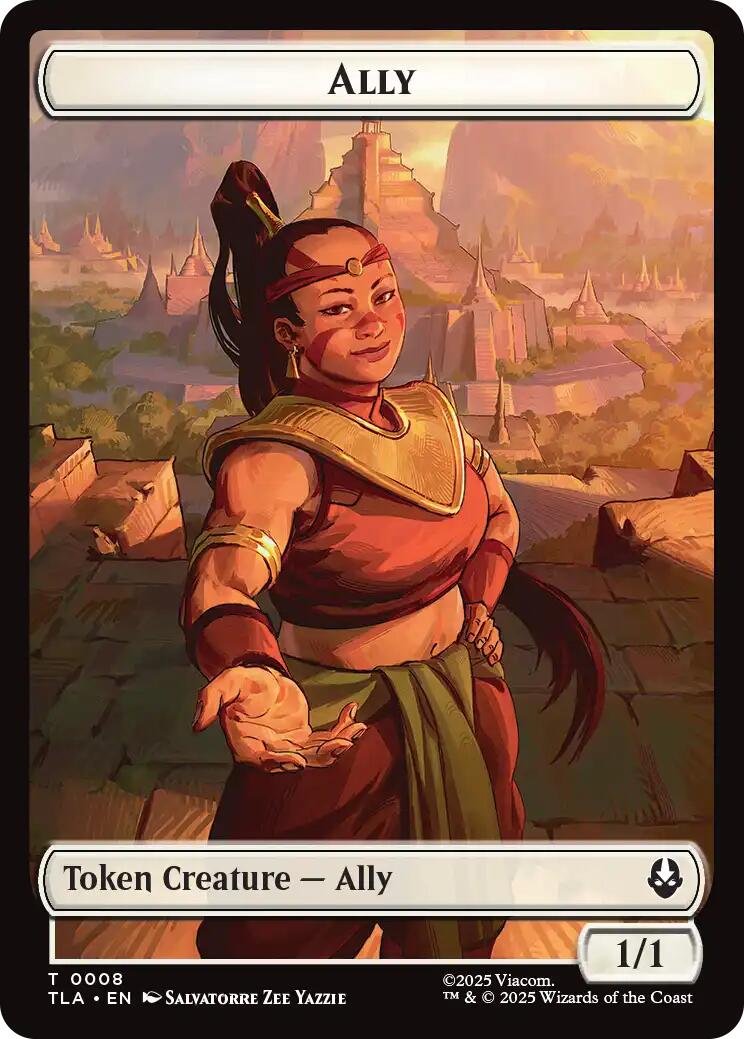 Ally (0008) // Clue (0016) Double-Sided Token [Avatar: The Last Airbender Tokens] | Exor Games New Glasgow
