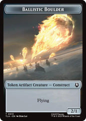 Ballistic Boulder // Soldier (0011) Double-Sided Token [Avatar: The Last Airbender Tokens] | Exor Games New Glasgow