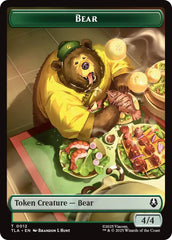 Bear // Food (0020) Double-Sided Token [Avatar: The Last Airbender Tokens] | Exor Games New Glasgow