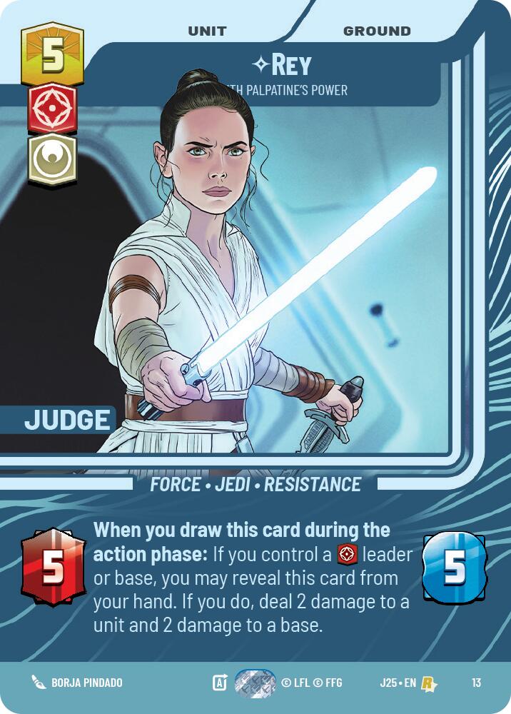 Rey - With Palpatine's Power (13) (13) [Judge Promos] | Exor Games New Glasgow