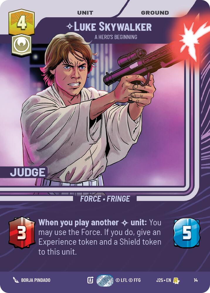 Luke Skywalker - A Hero's Beginning (14) (14) [Judge Promos] | Exor Games New Glasgow