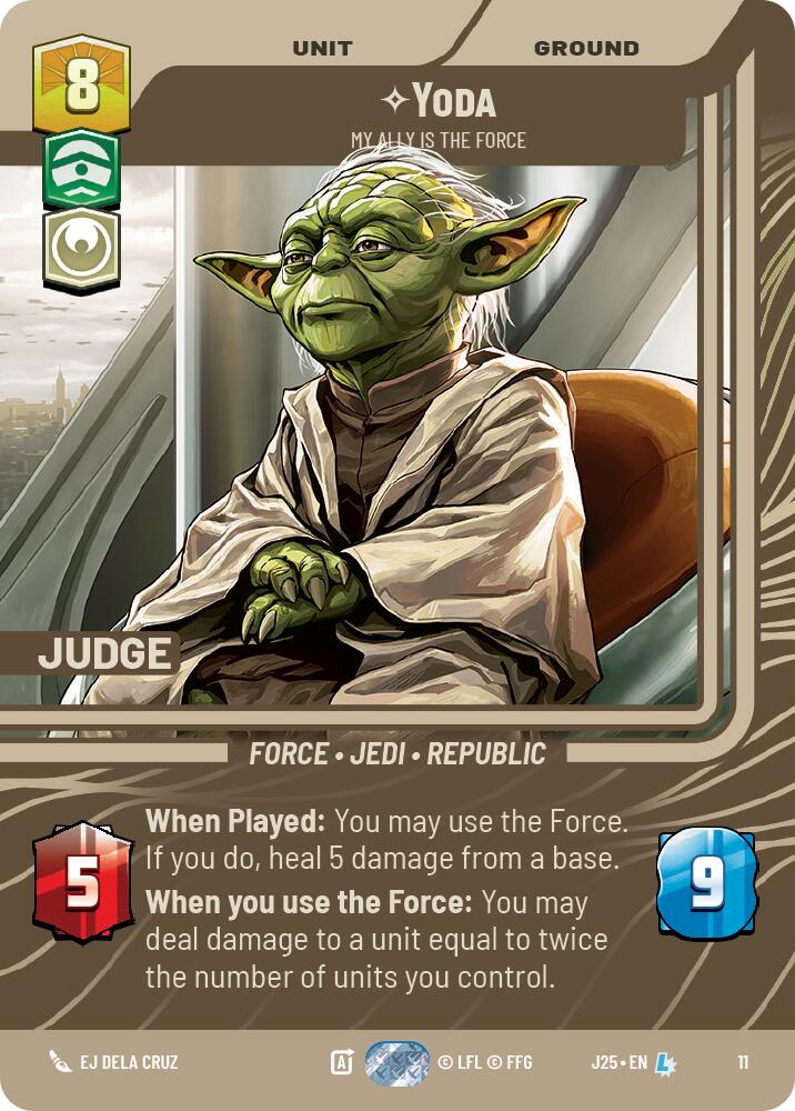 Yoda - My Ally is the Force (11) (11) [Judge Promos] | Exor Games New Glasgow