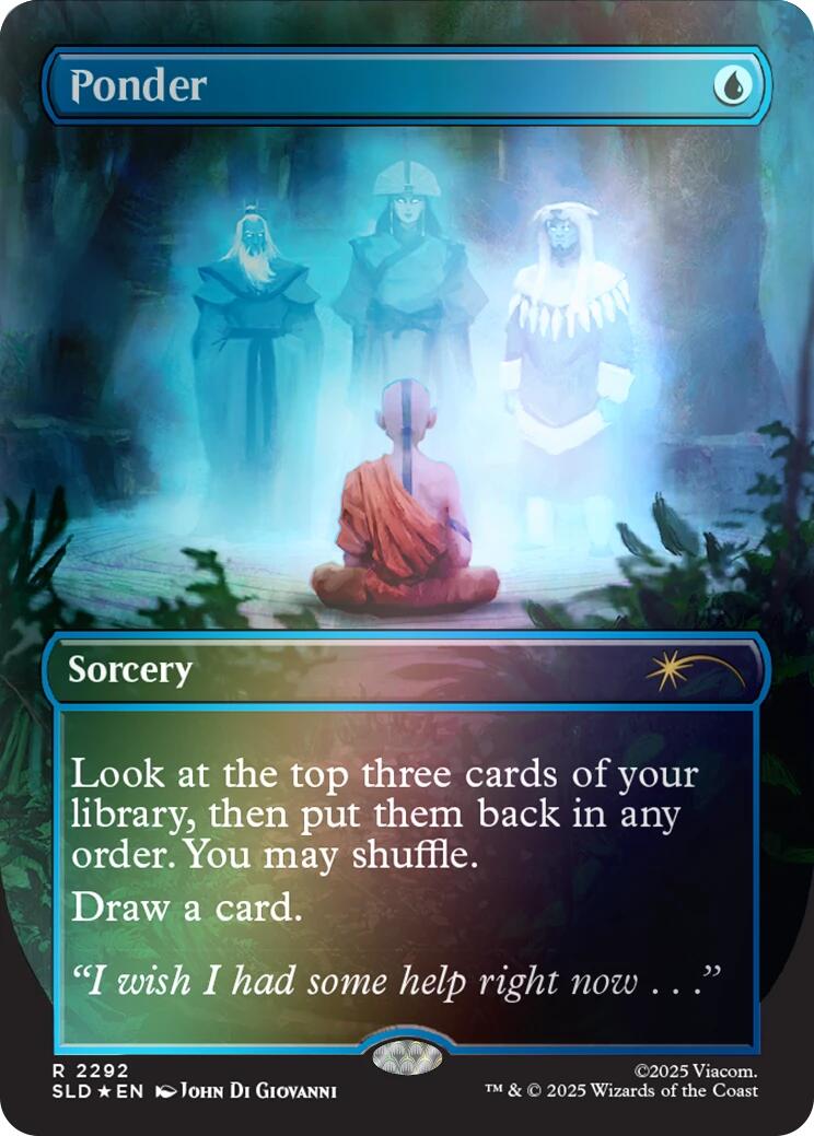 Ponder (2292) (Rainbow Foil) [Secret Lair Drop Series] | Exor Games New Glasgow