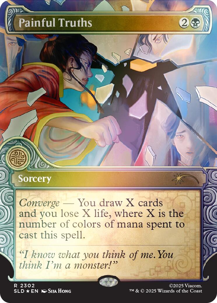 Painful Truths (Rainbow Foil) [Secret Lair Drop Series] | Exor Games New Glasgow