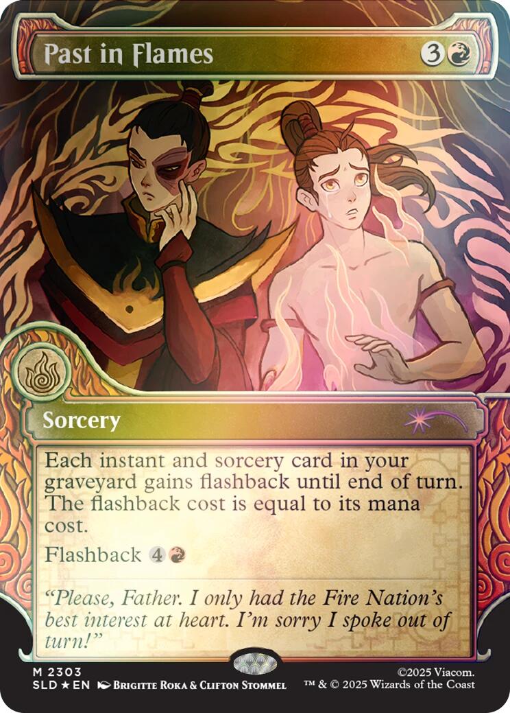 Past in Flames (Rainbow Foil) [Secret Lair Drop Series] | Exor Games New Glasgow