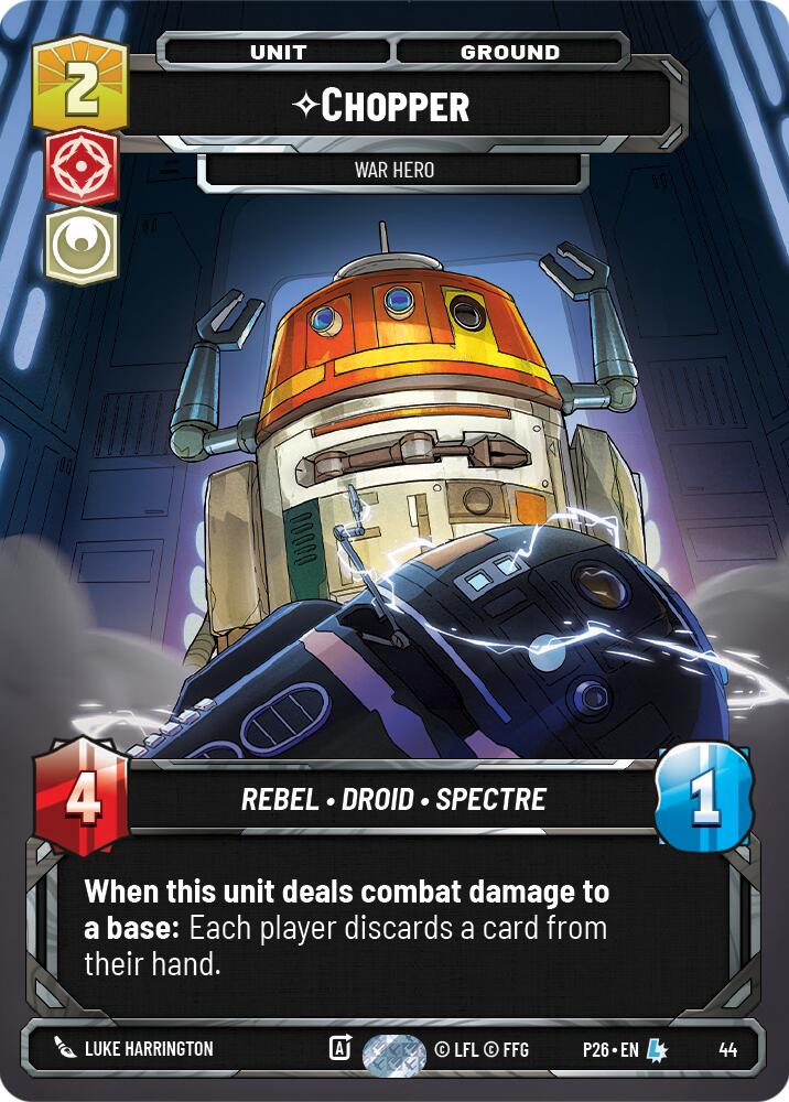 Chopper - War Hero (44) (44) [Sector and Regional Promos: Season 1] | Exor Games New Glasgow