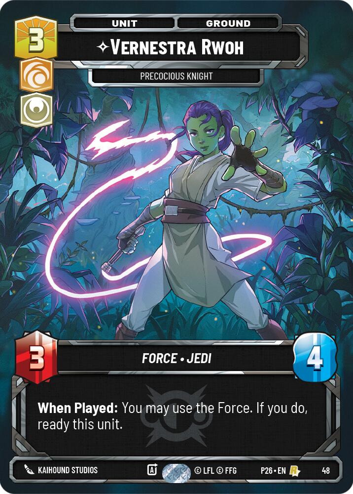 Vernestra Rwoh - Precocious Knight (48) (48) [Sector and Regional Promos: Season 1] | Exor Games New Glasgow