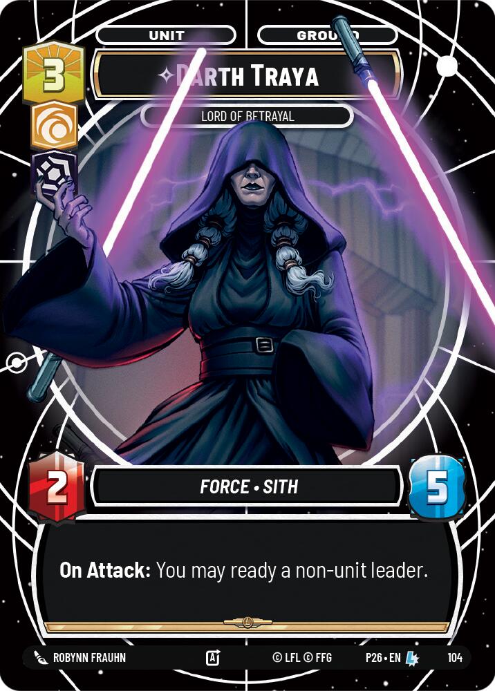 Darth Traya - Lord of Betrayal (104) (104) [Sector and Regional Promos: Season 1] | Exor Games New Glasgow