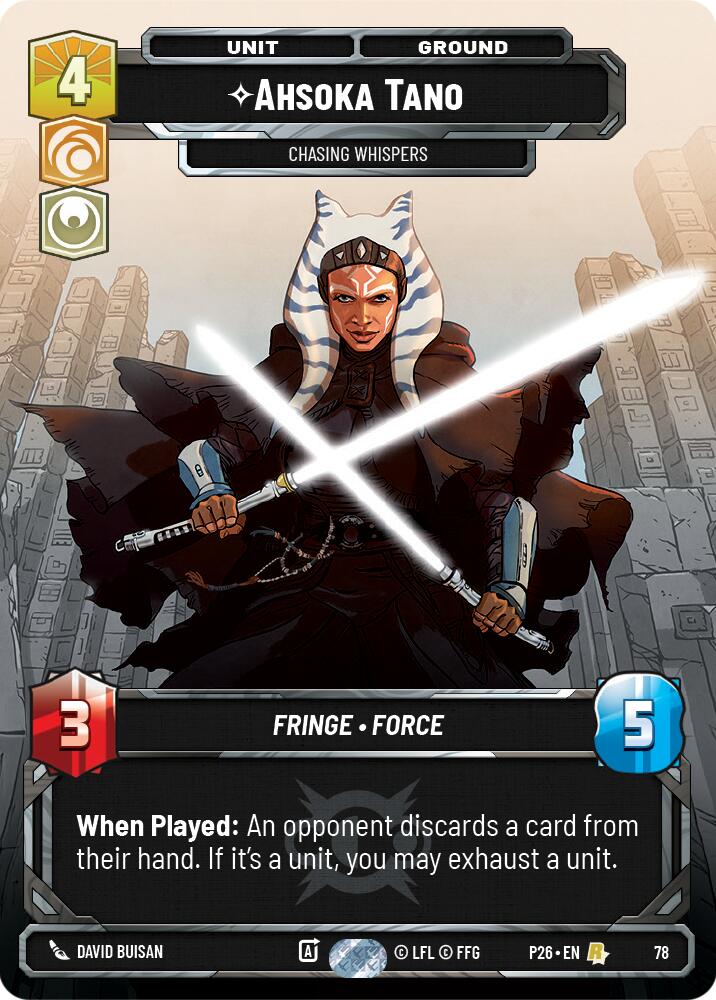 Ahsoka Tano - Chasing Whispers (78) (78) [Sector and Regional Promos: Season 1] | Exor Games New Glasgow