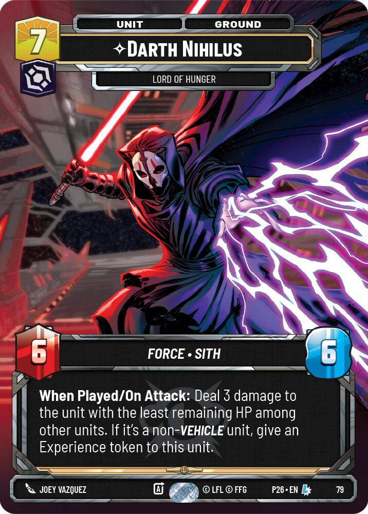 Darth Nihilus - Lord of Hunger (79) (79) [Sector and Regional Promos: Season 1] | Exor Games New Glasgow
