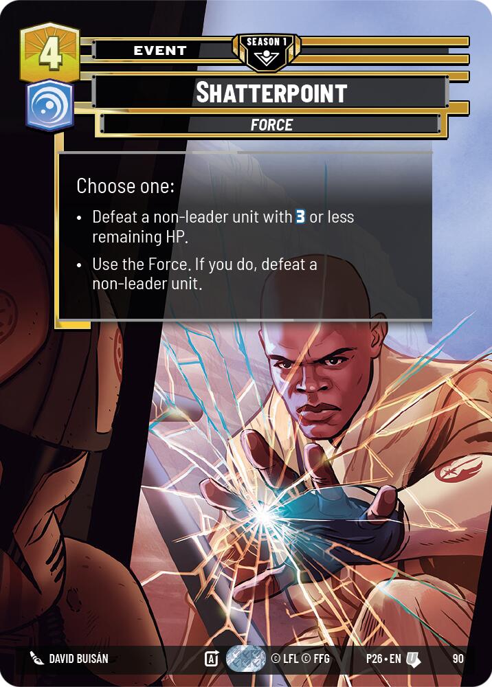 Shatterpoint (90) (90) [Sector and Regional Promos: Season 1] | Exor Games New Glasgow