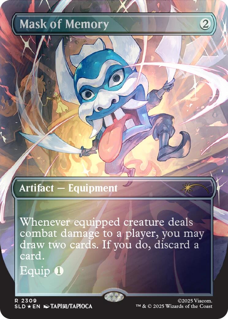Mask of Memory (Rainbow Foil) [Secret Lair Drop Series] | Exor Games New Glasgow