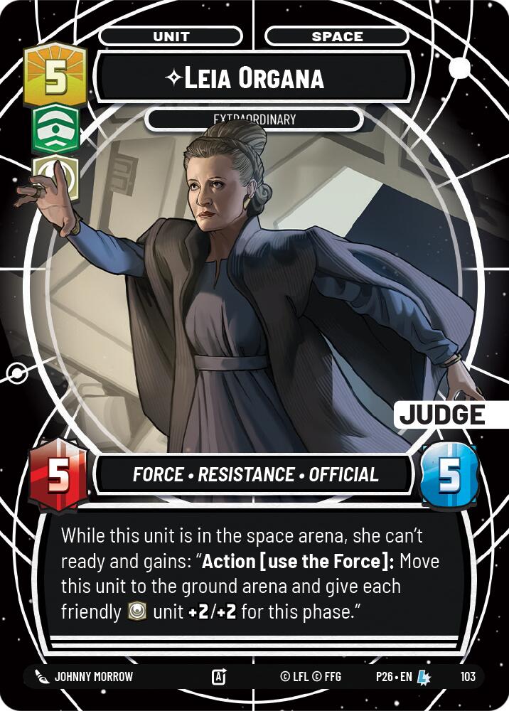 Leia Organa - Extraordinary (103) (103) [Judge Promos] | Exor Games New Glasgow