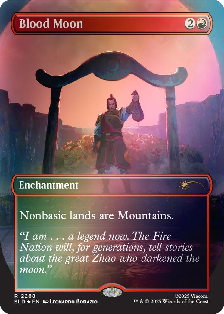 Blood Moon (Rainbow Foil) [Secret Lair Drop Series] | Exor Games New Glasgow