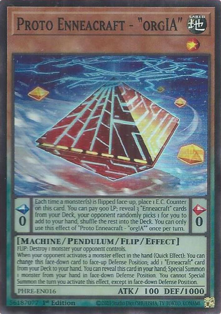 Proto Enneacraft - "orgIA" (Super Rare) [PHRE-EN016] Super Rare | Exor Games New Glasgow