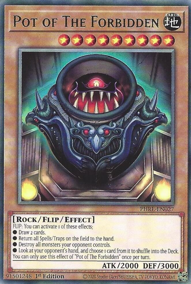 Pot of The Forbidden [PHRE-EN027] Rare | Exor Games New Glasgow