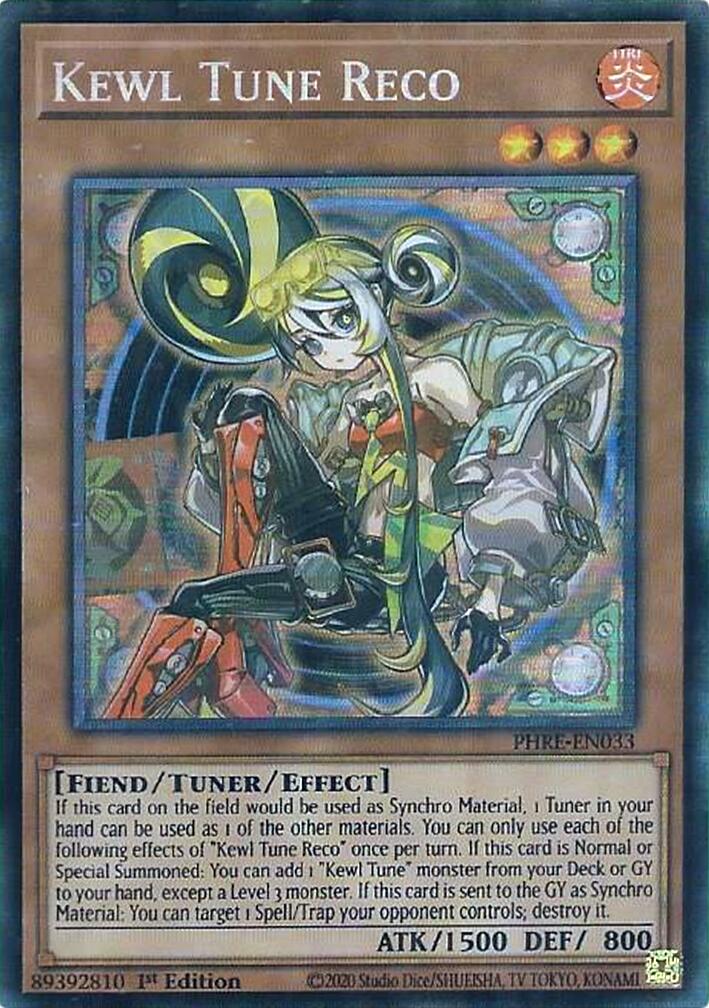 Kewl Tune Reco (CR) [PHRE-EN033] Collector's Rare | Exor Games New Glasgow