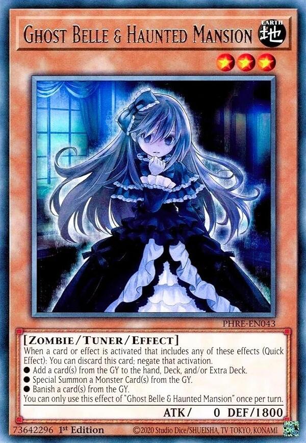 Ghost Belle & Haunted Mansion [PHRE-EN043] Rare | Exor Games New Glasgow