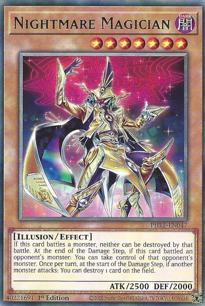 Nightmare Magician [PHRE-EN047] Rare | Exor Games New Glasgow