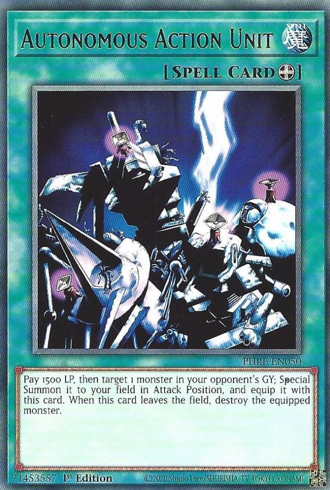Autonomous Action Unit [PHRE-EN050] Rare | Exor Games New Glasgow