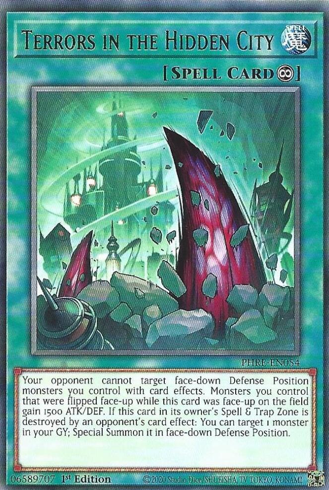 Terrors in the Hidden City [PHRE-EN054] Rare | Exor Games New Glasgow