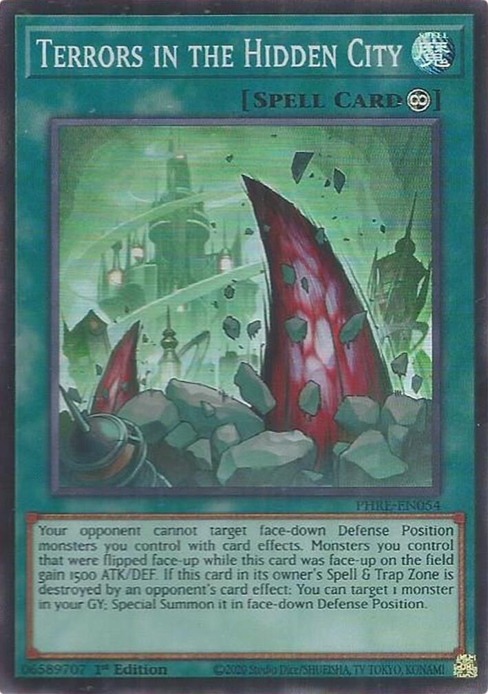 Terrors in the Hidden City (Super Rare) [PHRE-EN054] Super Rare | Exor Games New Glasgow