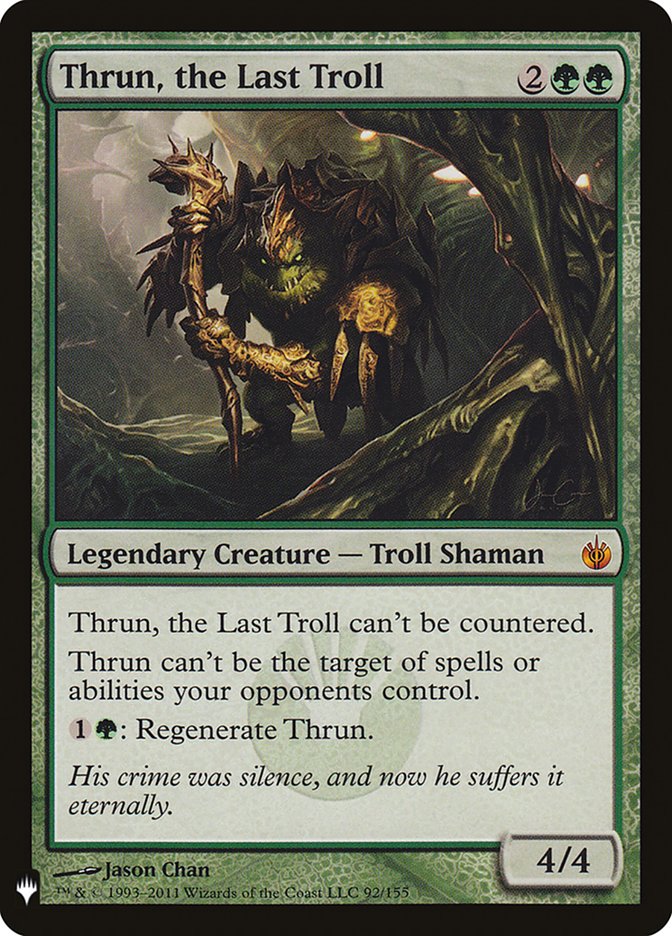 Thrun, the Last Troll [Mystery Booster] | Exor Games New Glasgow