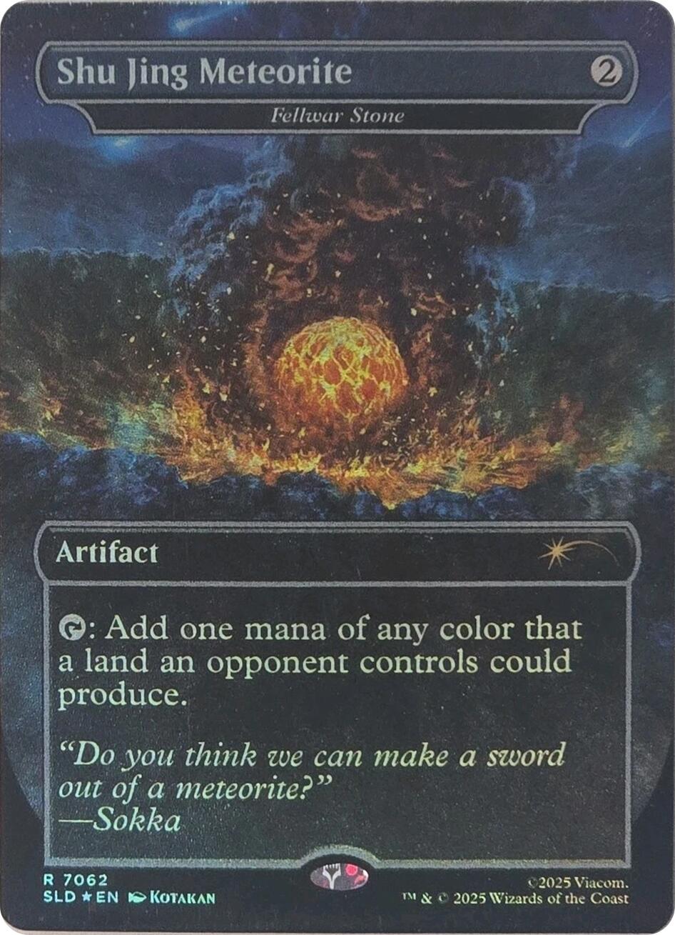 Shu Jing Meteorite - Fellwar Stone (Rainbow Foil) [Secret Lair Drop Series] | Exor Games New Glasgow