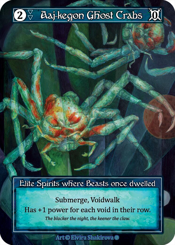 Aaj-kegon Ghost Crabs (Foil) [Gothic] | Exor Games New Glasgow
