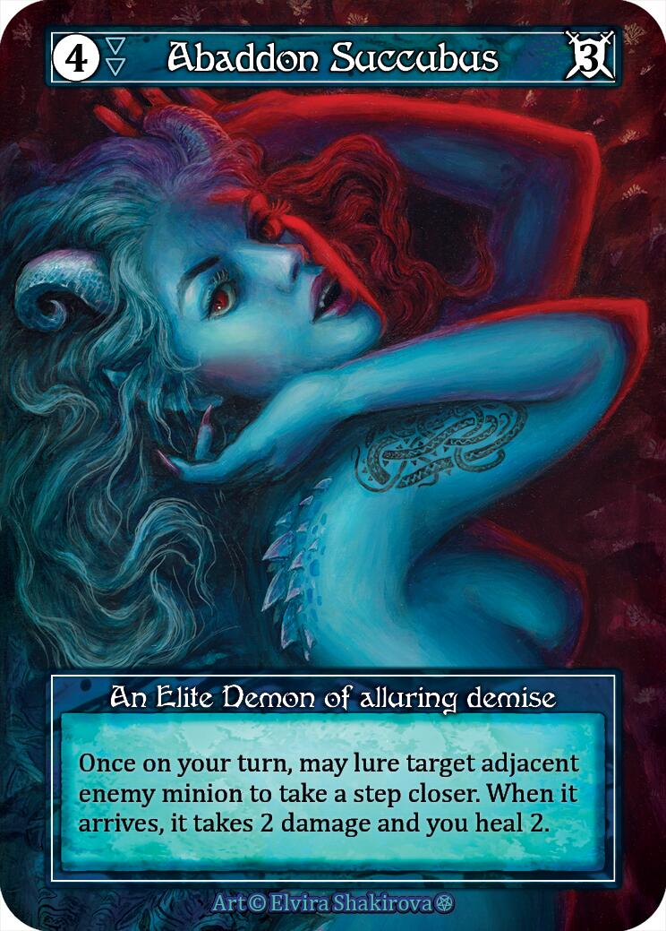 Abaddon Succubus (Foil) [Gothic] | Exor Games New Glasgow