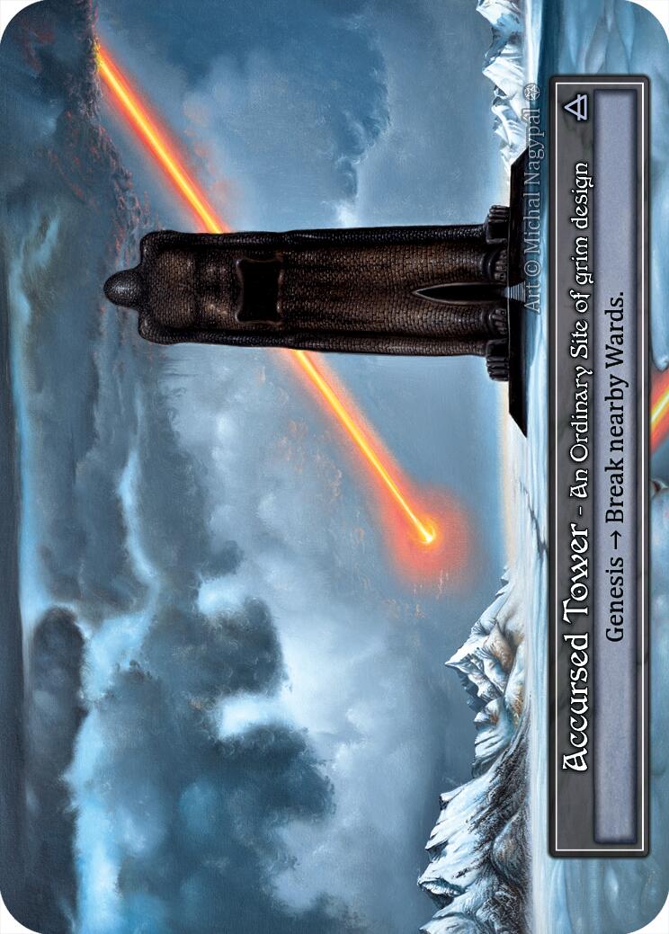 Accursed Tower (Foil) [Gothic] | Exor Games New Glasgow
