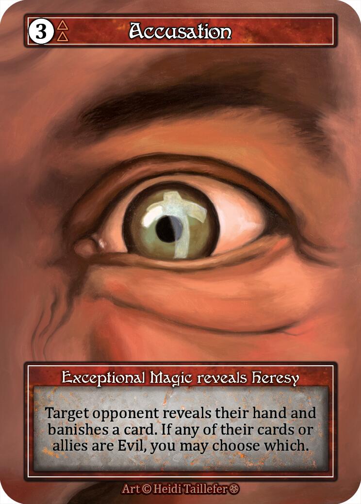Accusation (Foil) [Gothic] | Exor Games New Glasgow