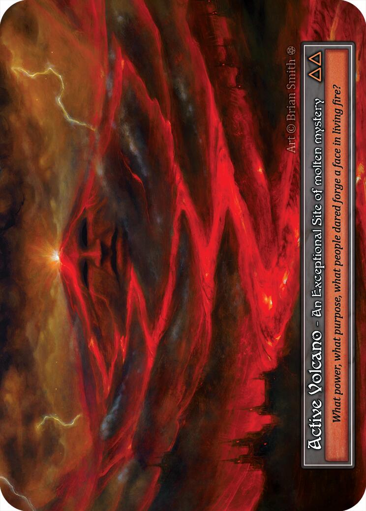 Active Volcano (Foil) [Gothic] | Exor Games New Glasgow