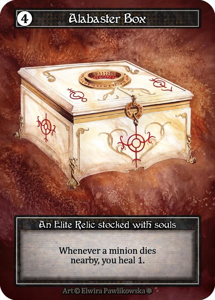 Alabaster Box (Foil) [Gothic] | Exor Games New Glasgow