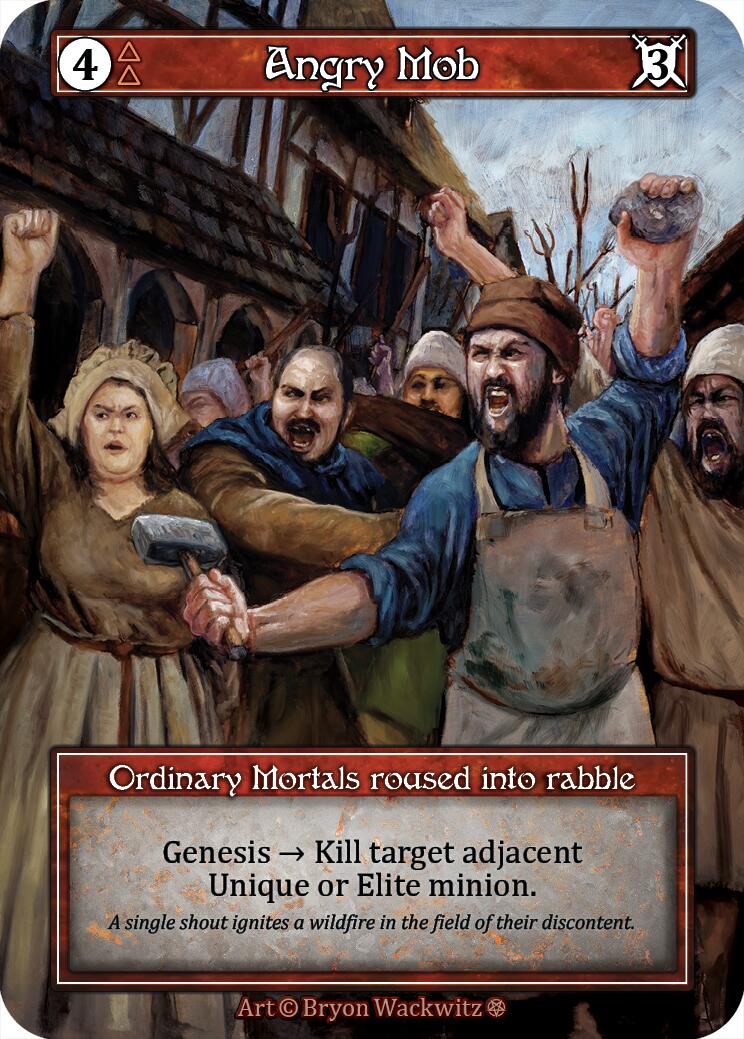 Angry Mob (Foil) [Gothic] | Exor Games New Glasgow