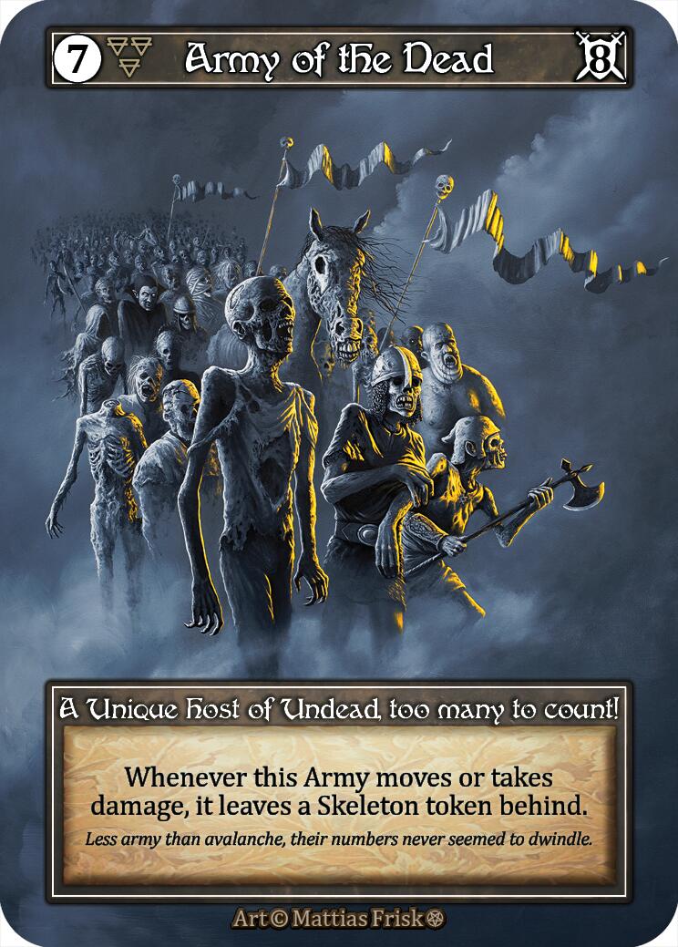 Army of the Dead (Foil) [Gothic] | Exor Games New Glasgow