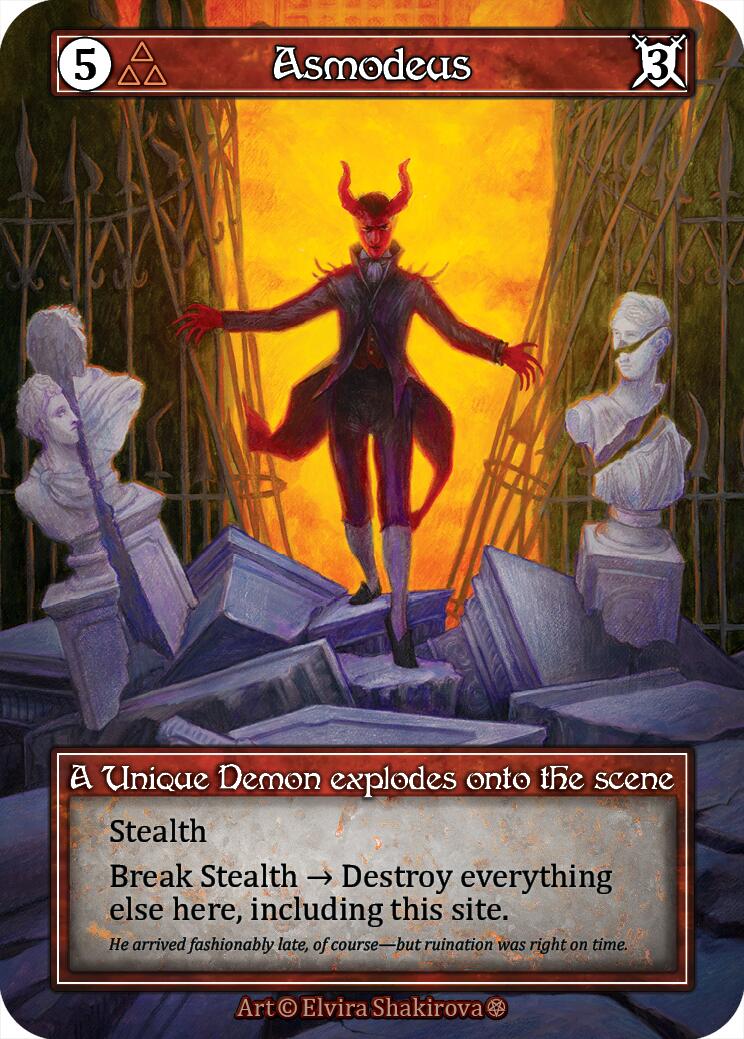 Asmodeus (Foil) [Gothic] | Exor Games New Glasgow