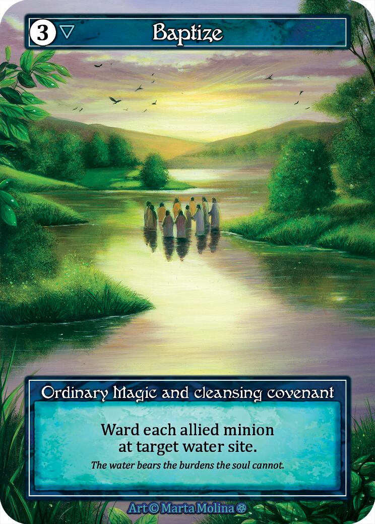 Baptize (Foil) [Gothic] | Exor Games New Glasgow