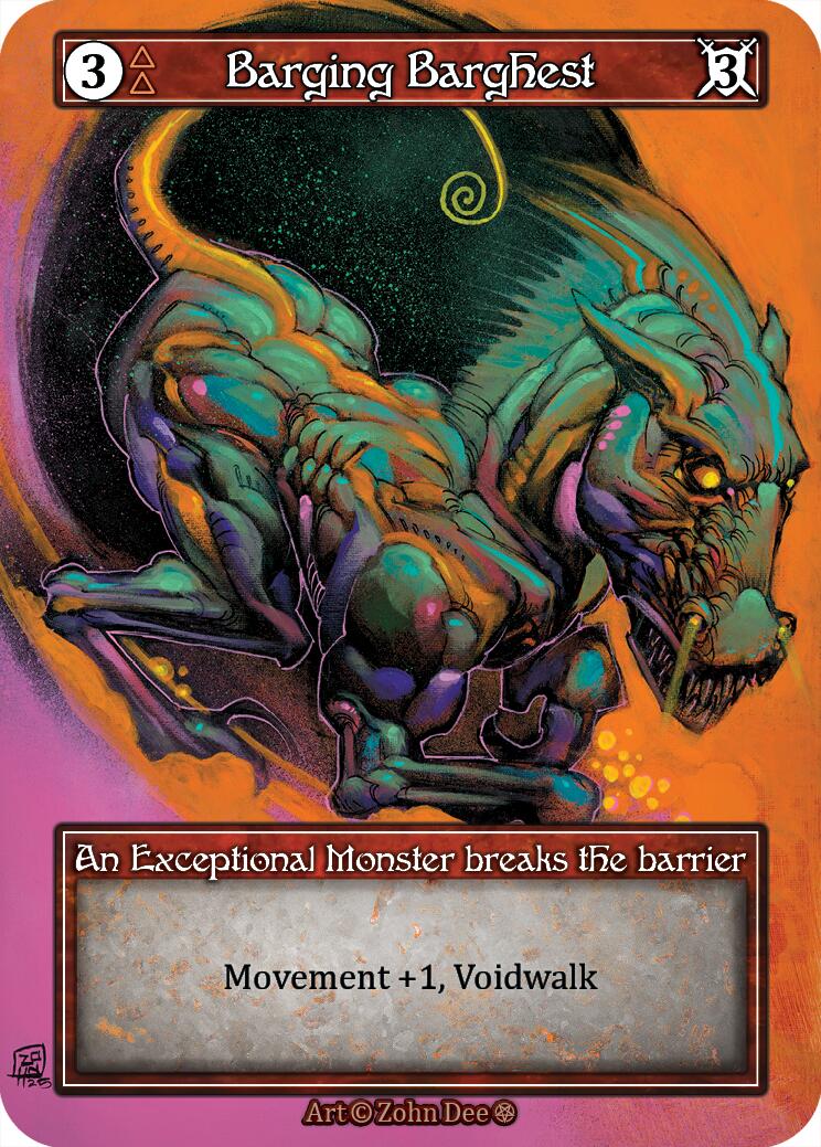 Barging Barghest (Foil) [Gothic] | Exor Games New Glasgow