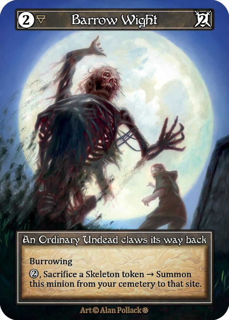 Barrow Wight (Foil) [Gothic] | Exor Games New Glasgow