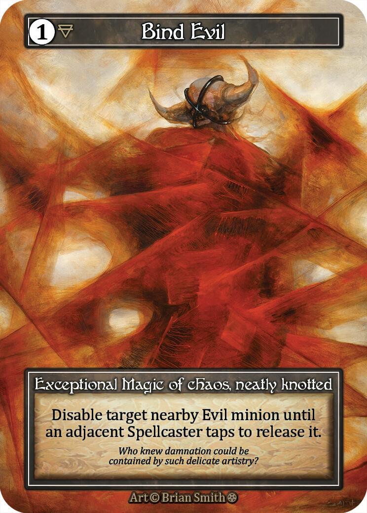 Bind Evil (Foil) [Gothic] | Exor Games New Glasgow