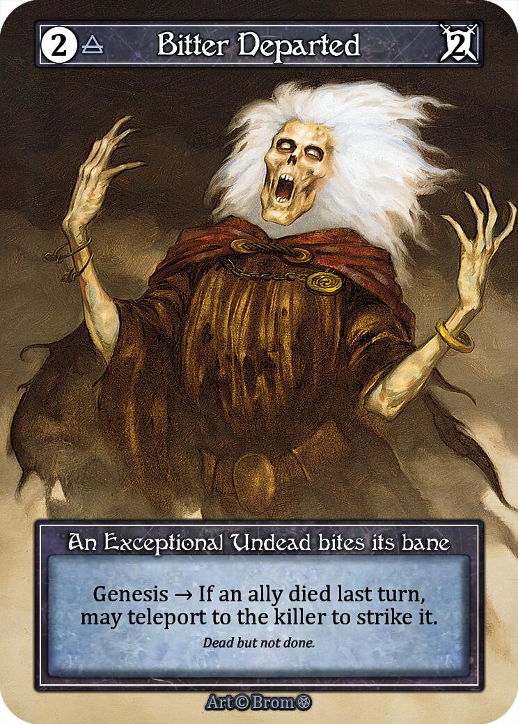 Bitter Departed (Foil) [Gothic] | Exor Games New Glasgow