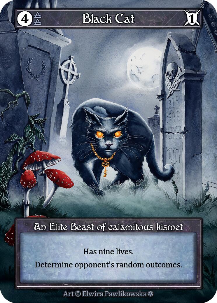 Black Cat (Foil) [Gothic] | Exor Games New Glasgow
