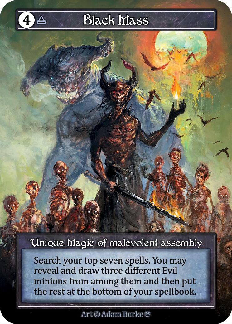 Black Mass (Foil) [Gothic] | Exor Games New Glasgow